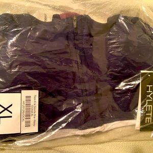 NIB Hylete XL sports bra in navy/orchid